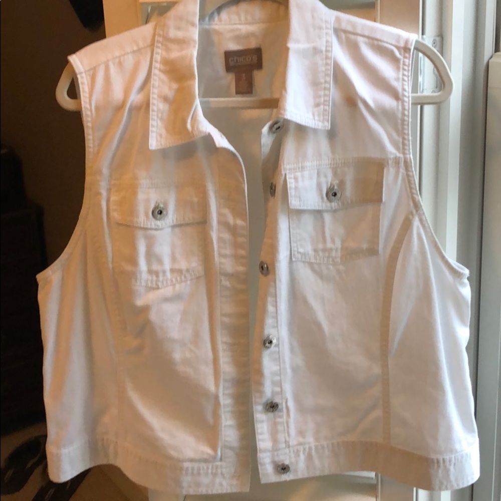 White vest from Chico’s